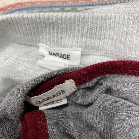 Garage Brand Shirt Lot of 2 T-shirt LS Crop Sweater s/p p/s - Picture 10 of 10